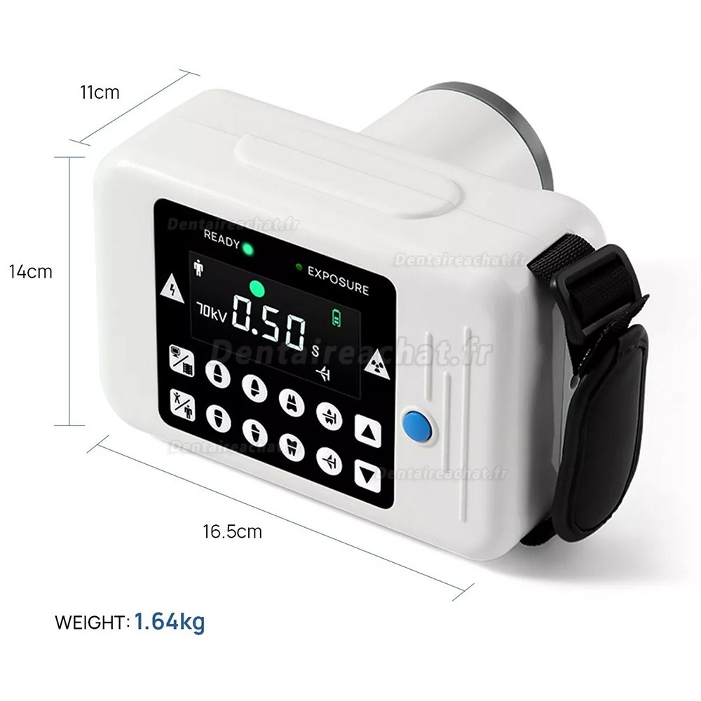 Appareil de radiographie dentaire numérique portatif, système d'imagerie radiographique dentaire portable RAY-121
